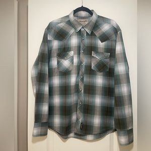 WRANGLER RETRO MEN'S PEARL SNAP LONG SLEEVE WESTERN SHIRT